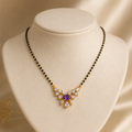 Midnight Violet Black Beads