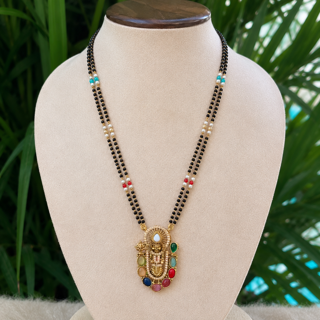 Vaikunta Navaratna Black Beads