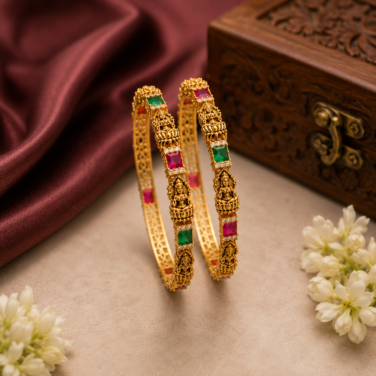 Opulent Temple Bangles