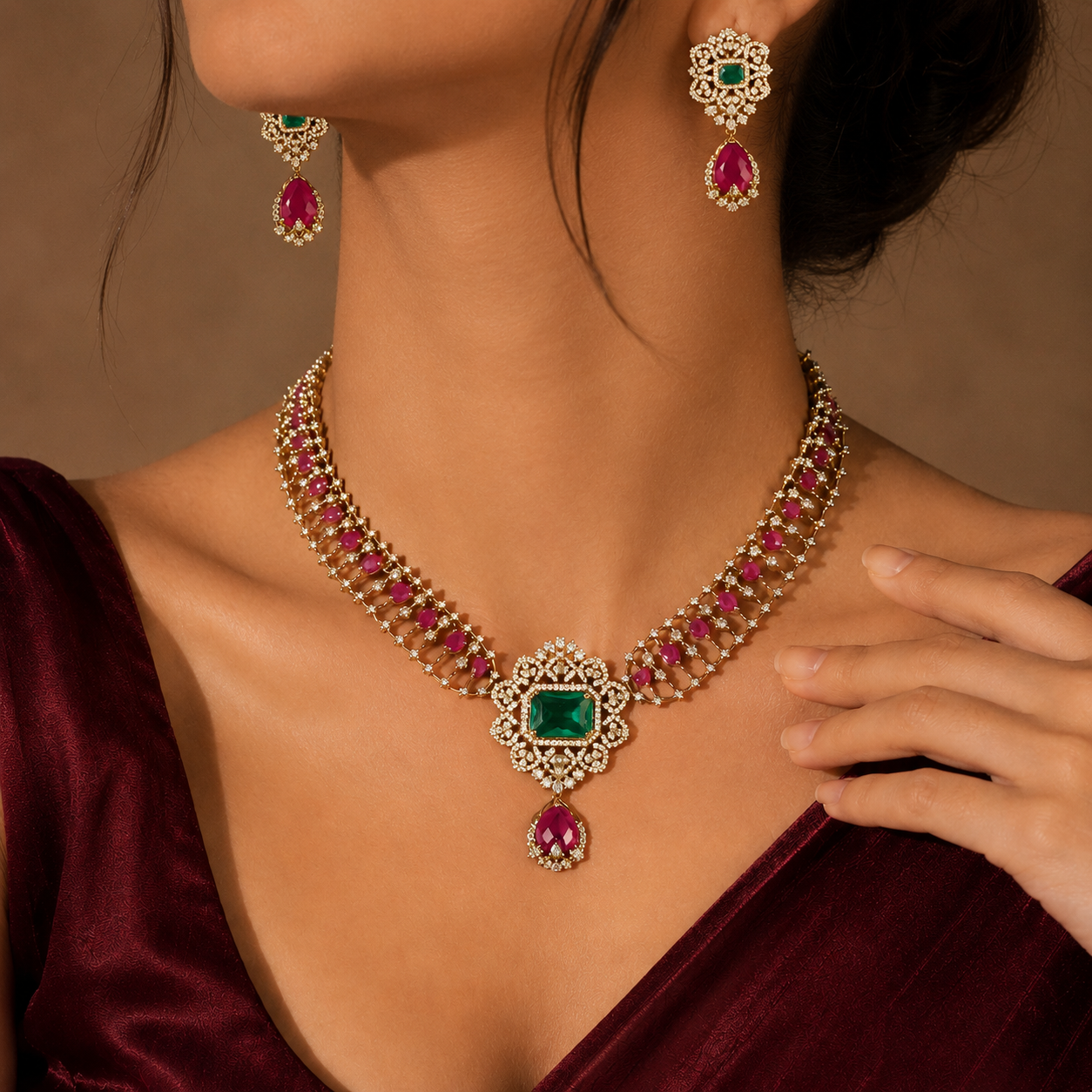 Scarlet Emerald Grace